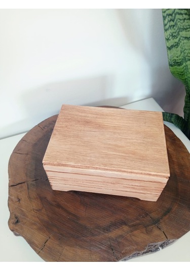 Çok Amaçlı Ahşap Eskitme Bölmeli Kutu