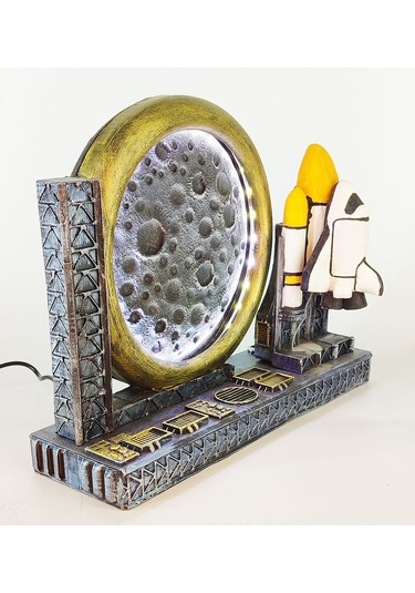 Dolunay Uzay Mekiği Geri Akış Tütsülük Işıklı