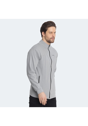 Slazenger KAGISONA IN Erkek Sweatshirt Gri