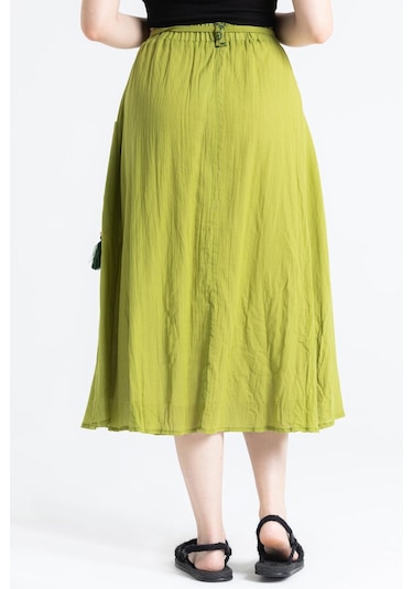 Nil Vual Midi Boy Etek Fıstık Yeşili