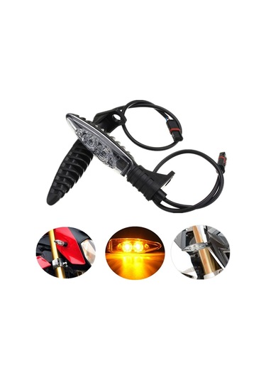 Synodicmonth Bmw R1200 F800 F650gs F700gs İçin Motosiklet Ön Ve Arka Dönüş Sinyal Göstergesi