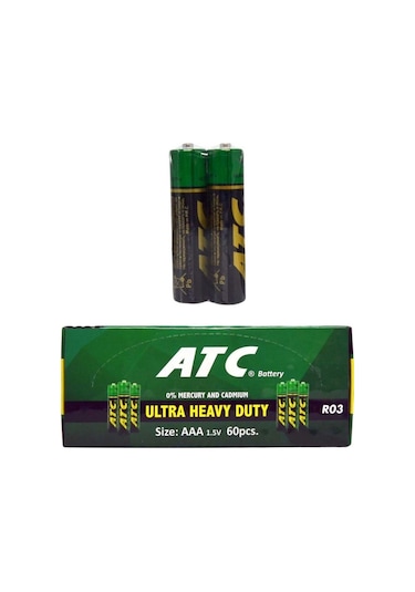 Atc R03 Ultra Heavy Duty AAA İnce Kalem Pil 60'lı