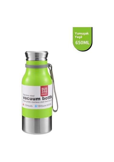 6 Paslanmaz Çelik Termos Bardak Yeşil