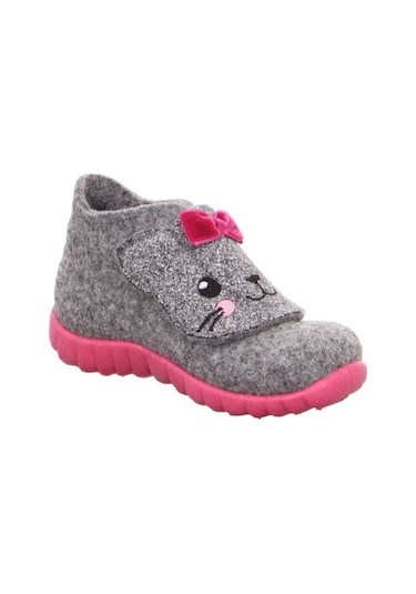 Superfit 8-00295 Çocuk Keçe Panduf Gri