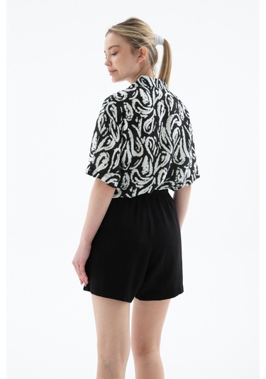 Fashion Friends Bayan Short 25y0606k1 Siyah Siyah
