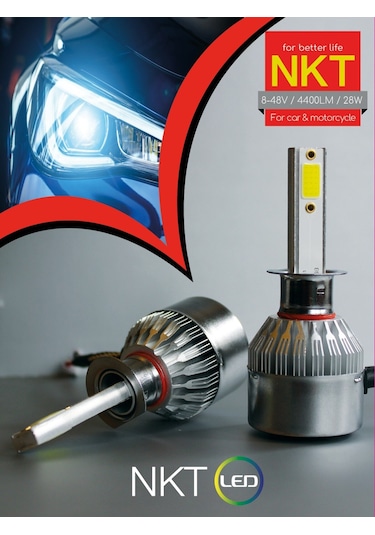 Nkt Led Led Xenon Ampul H7 H1 H4 9005 9006 H11 H3 390148202