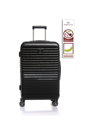 Nippon Nppcvl1811-M Siyah Unısex Orta Boy Bavul Çok Renkli