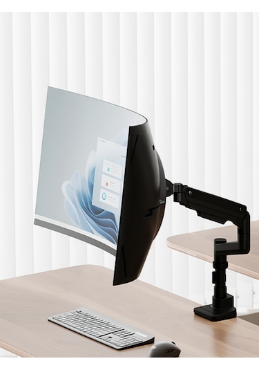 Tekli Ultra Geniş Monitör Kolu 17 "-49" 20kg Typ-c / Usbçıkış...