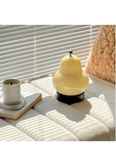 Techtic Masa Lambası Dokunmatik Şarjlı Armut Lamba 3 Modlu