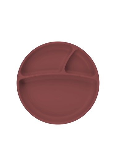 Vakum Tabanlı Silikon Tabak Porsiyon Bordo 6ay