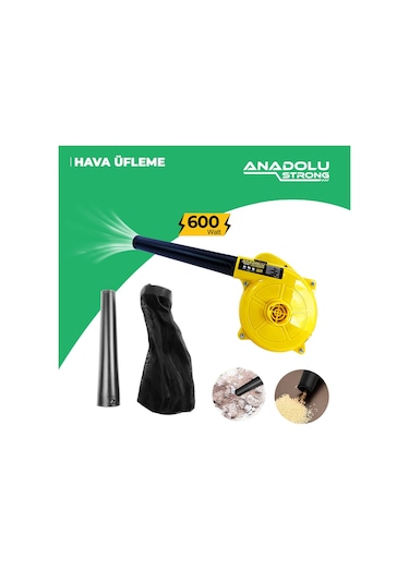Anadolu Strong Ans1043 600 Watt Devir Ayarlı Hava Üfleme Makinesi