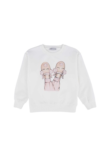 Bestkids Kız Çocuk Baskılı Sweatshirt 2-6 Yaş 12202 001