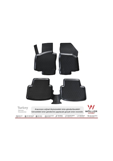 Volkswagen Passat B6 Paspas 2005 2010 Arası 3d Havuzlu Paspas