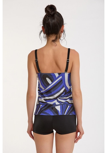 Kocabey Argento 0063-3011 Kadın Şortlu Tankini Siyah