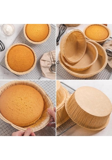 Kullanışlı Kağıt 3 Boyutlu Kek Kalıbı Çevre Dostu Kalıptan Çıkarılması Kolay 6inch