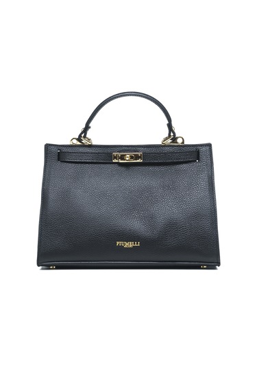 Postacı Çantası Kadın Laıne M Piumelli Milano Bag D28 Black Siyah