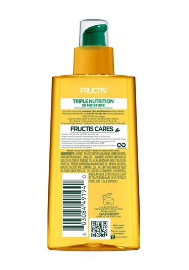 Garnier Fructis Avokado Zeytin ve Badem Yağlı Saç Bakımı 150 ML