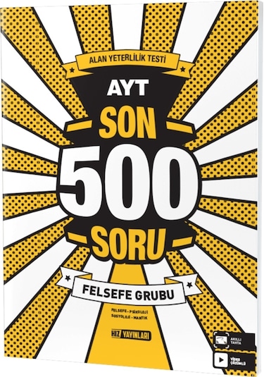AYT Son 500 Soru  -  Felsefe Grubu -  Hız Yayınları