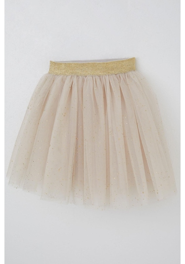 Datagridviewtextboxcolumn Name Marka, Index 5 Kız Çocuk Tütü Etek Sim Detaylı 5-10 Yaş, Bej Bej