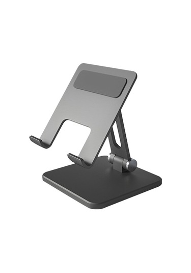 Didadodo Ayarlanabilir Açılı Alüminyum Stand - Kaymaz Silikonlu, Küçük Ebatlı