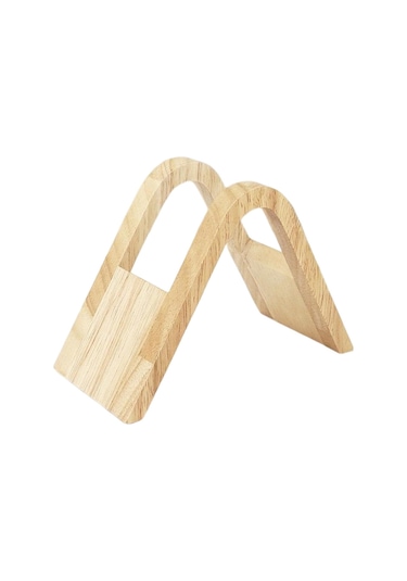 Suntek Fan Şekli Kahve Filtre Kağıdı Tutucu Raf Tezgah Üstü Ofis Stil A Ahşap Standı