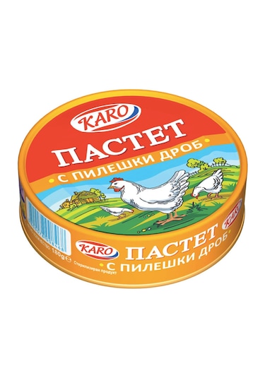 Karo Tavuk Pastet Konserve 180 Gr