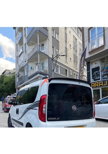 Fiat Doblo 2010-2022 Siyah Kulaklı Spoiler Sry