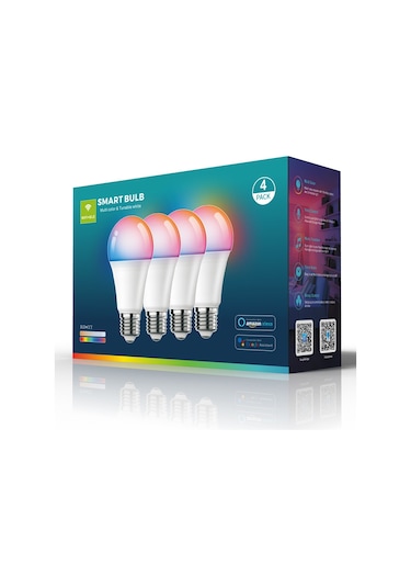 Cbtx Zj-bwbl1h-rgbww-4p 4pcs 10w Bluetooth Led Ampuller