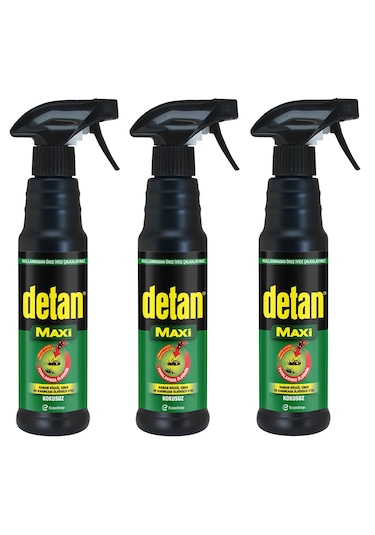 Detan Maxi Böcek İlacı Kokusuz 250 Ml X 3 Adet