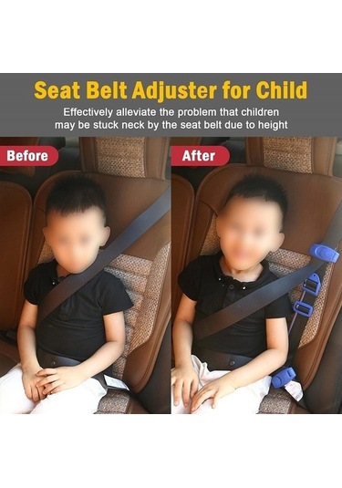 Tongxida Araba Çocuk Koltuğu Emniyet Kemeri Ayarı Kırmızı, Çarpışma Önleyici Limit Sabitleyici