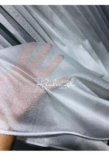 Tül Perde Ayder Desen D018414,802 Düz Armür Ekru