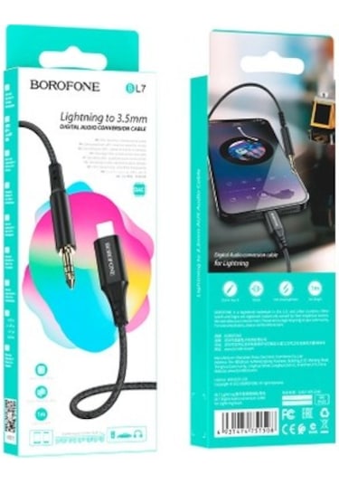 ÇEVİRİCİ LİGHTNİNG IPHONE TO AUX 3.5 MM KABLO 1 METRE