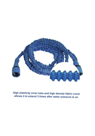 Novahub Genişleyen Su Hortumu: 7 Püskürtme Modu, Mavi Mavi
