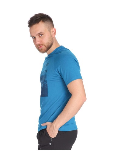 Sportive Erkek Mavi Tişört 711007-ptr Siyah