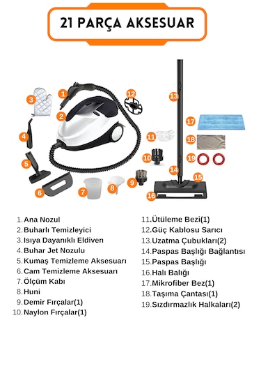 Mogotech MG-101 Buharlı Temizlik Makinası