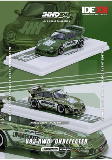 İnno 64 Models Undefeated Porsche 993 Rwb Yeşil