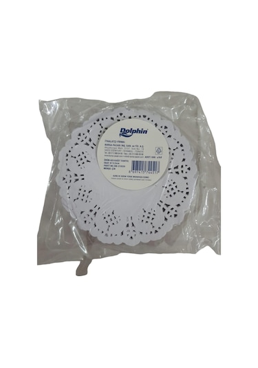 Dolphin Dole 12,5 Cm Pk:500 Lü Kağıt Dantel Beyaz