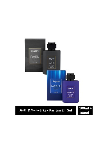 Dark & Marine Erkek Edp Parfüm 2 Adet X 100ml Odunsu - Oryantal