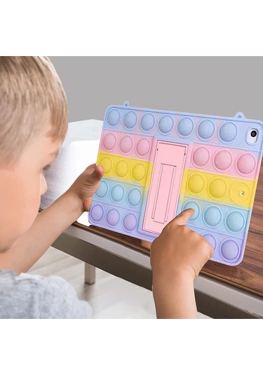 İpad Mini 4-5 Nesil İle Uyumlu Kılıf Popit Tablet Kılıfı Askılı Standlı Arka Kapak
