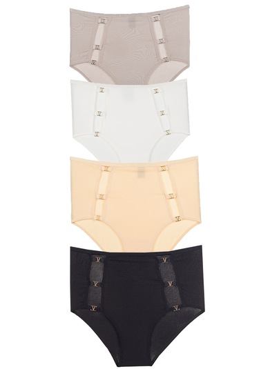 Yüksek Bel Pamuk Külot 4'lü Paket Asorti