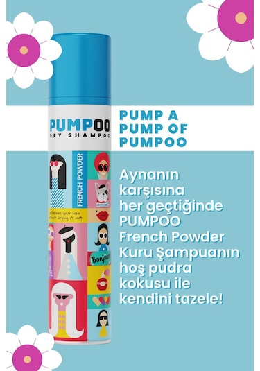 Pumpoo French Powder Kuru Şampuan 200 ML