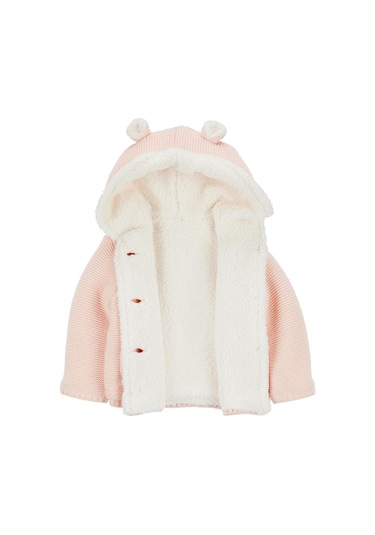 Kız Bebek Hırka - Pembe Pembe