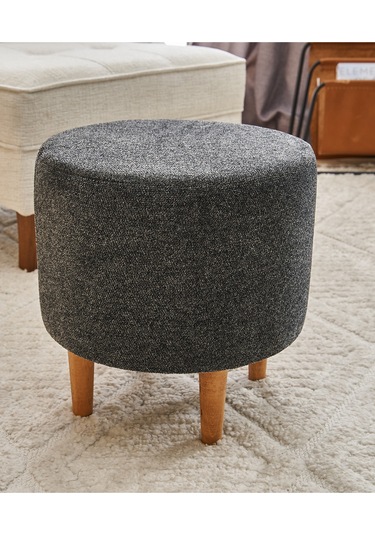 Favora Fındık Puf - Antrasit Antrasit