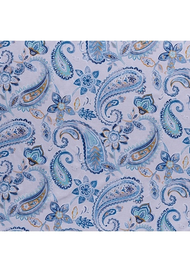 Gri Zemin  Dokuma Dijital Baskılı Kadife Şönil