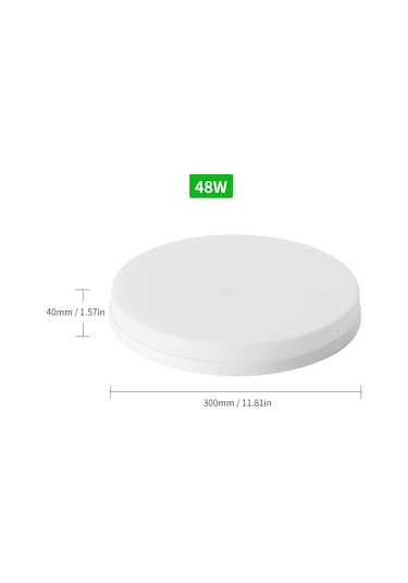 Neoglint 48w Led Tavan Lambası Sıva Altı 48w Yuvarlak Beyaz