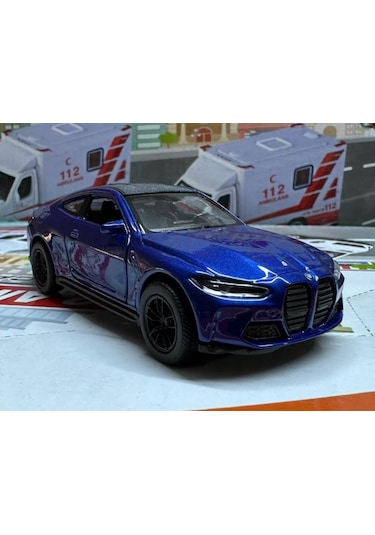 Oyuncak Metal Model Araba 1/36 Çek Bırak Bmw M4 Lacivert