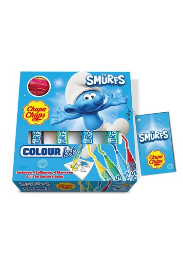 Chupa Chups Smurfs Colour Kit 48 G