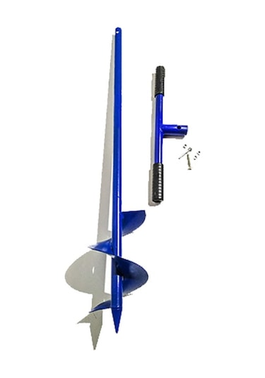 Toprak Burgusu Direk Dikme Aleti Montaj Kollu 15 CM Çap 101 CM Boy
