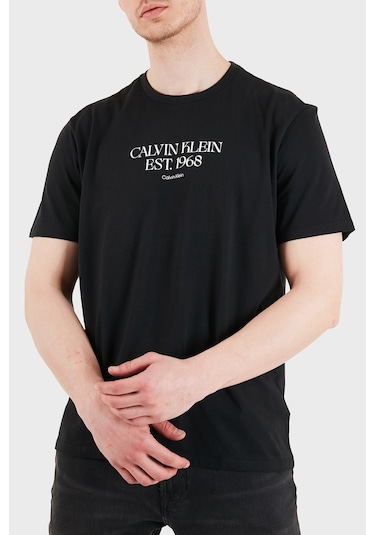 Calvin Klein Erkek T Shirt Lv14rf804g Ub1 Siyah