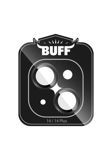 Buff Iphone Uyumlu 14 / 14 Plus Uyumlu Kamera Metal Lens Siyah